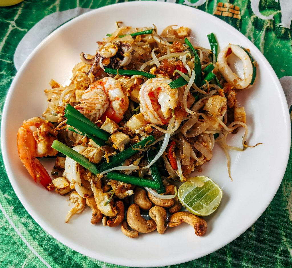 A plate of Pad Thai