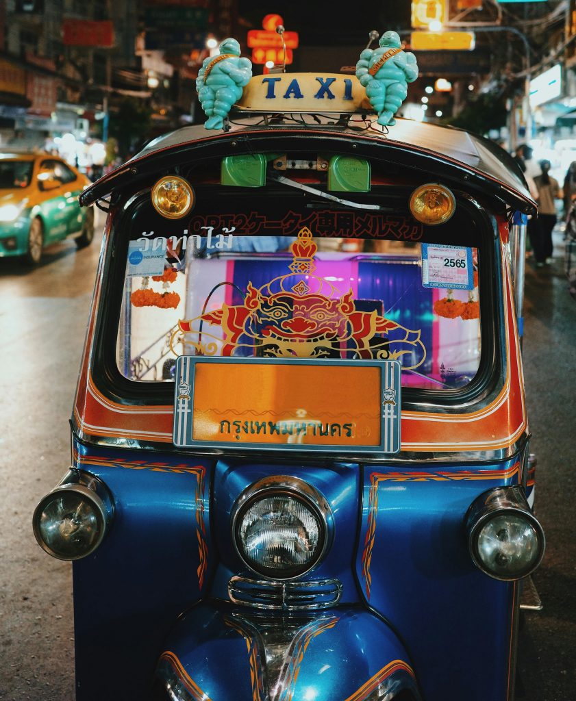 A tuk-tuk in Bangkok